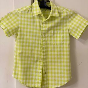 Jcrew boy’s cotton short sleeves dress shirt.